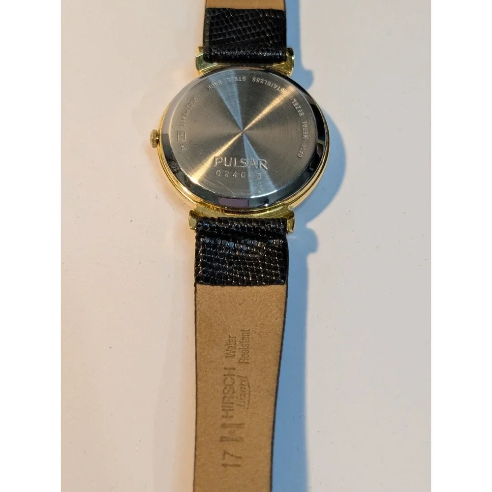 MICKEY‎ MOUSE, PULSAR V537-8A30 Black Dial UNISEX CHARACTER WATCH 499